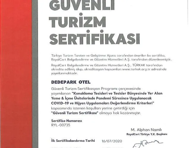 Pet friendly Dedepark Hotel Eskisehir