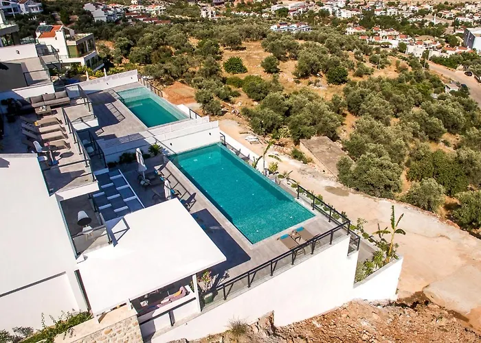 Pet friendly Luxury 5 Bedroom Villa With Heated Infinity Pool & Amazing Sea Views Kas